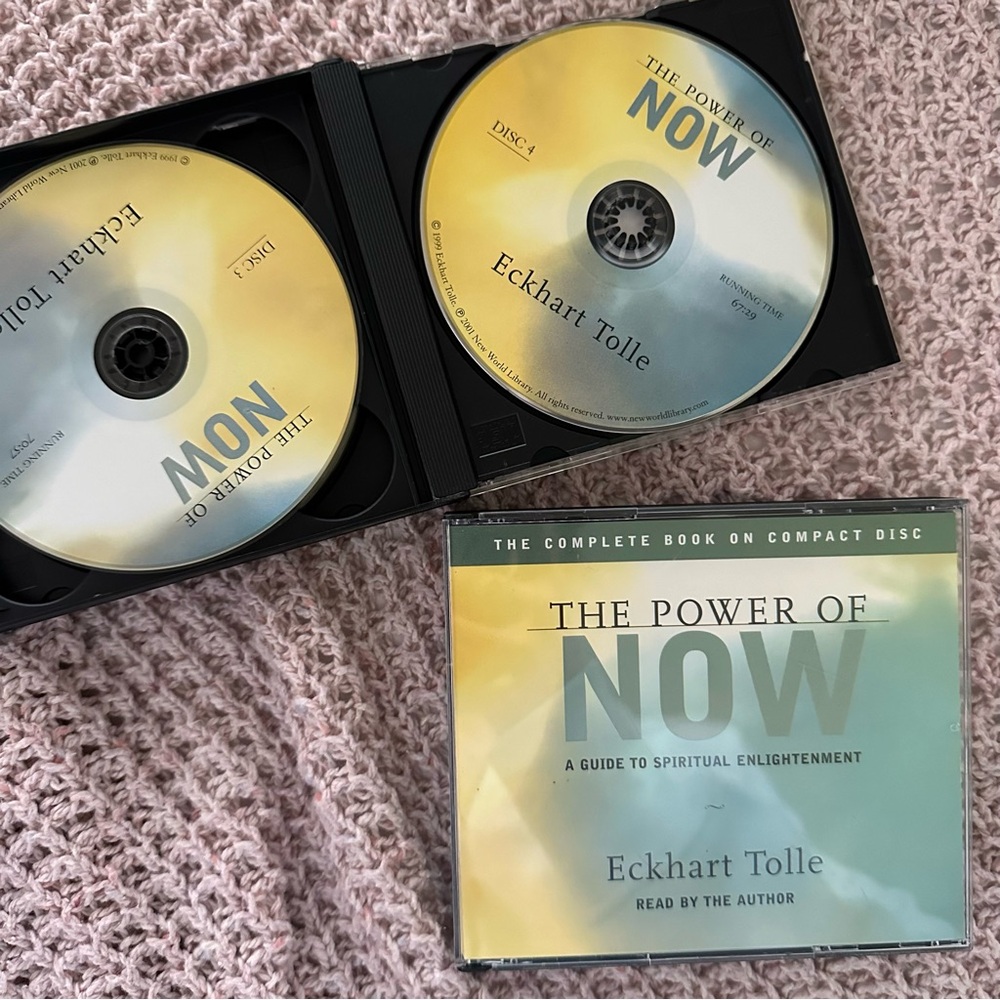 Eckhart Tolle THE POWER OF NOW 7-pc Compact Disc Set
